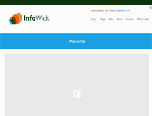 Tablet Screenshot of infowick.com